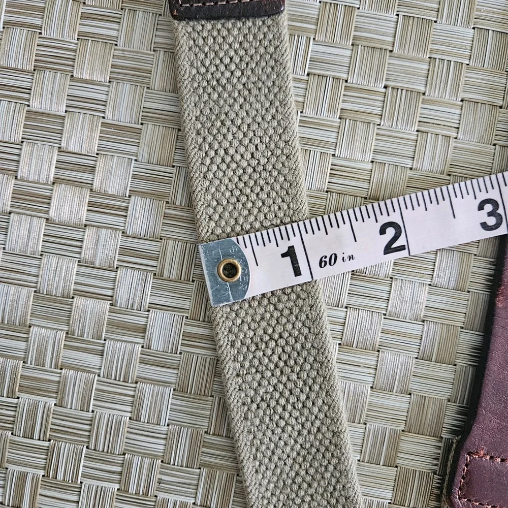 Polo Ralph Lauren Stretch Belt Kids Leather Belt Canvas Brown Golf 22/55